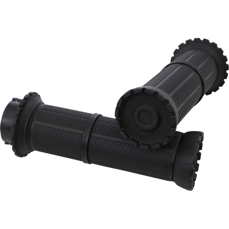 KURYAKYN RIOT GRIPS 82-19 CABLE THROTTLE, ST/ BLK PN 3582 KUR3582