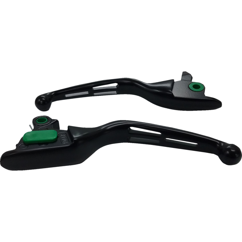 DRAG SPECIALTIES LEVERS SLOT BLK 21-22TOUR H07-0607MB