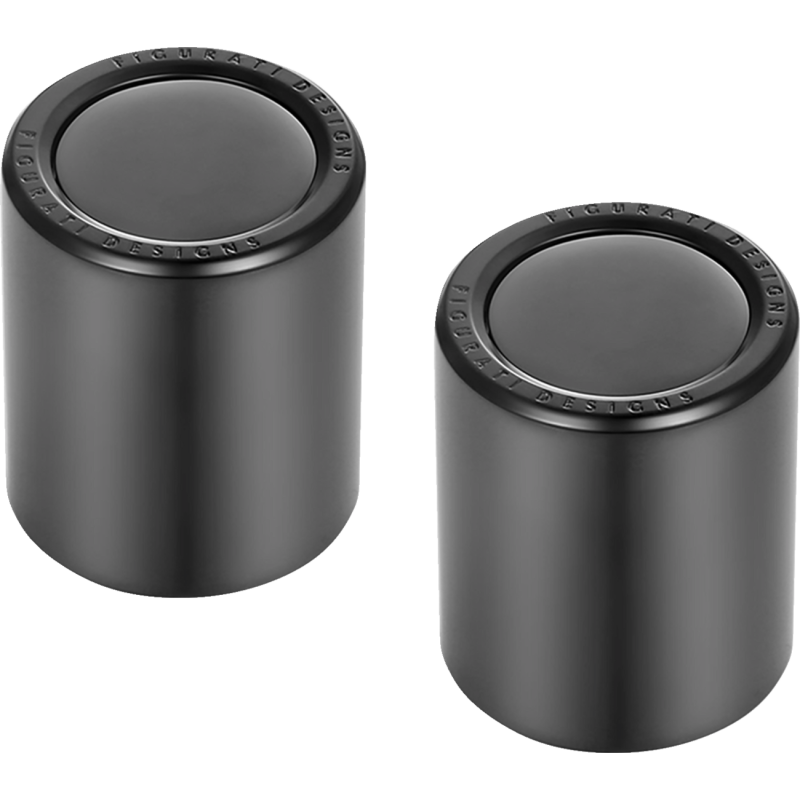 FIGURATI DESIGNS ND MAG DOCKING COVERS PLAIN BLACK-27.2X32MM FD65-DC-27.2/32-BLK