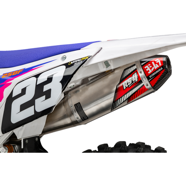 YOSHIMURA 2024 YZ250F RS-12 SLIP-ON SS/AL/CF 231032D320