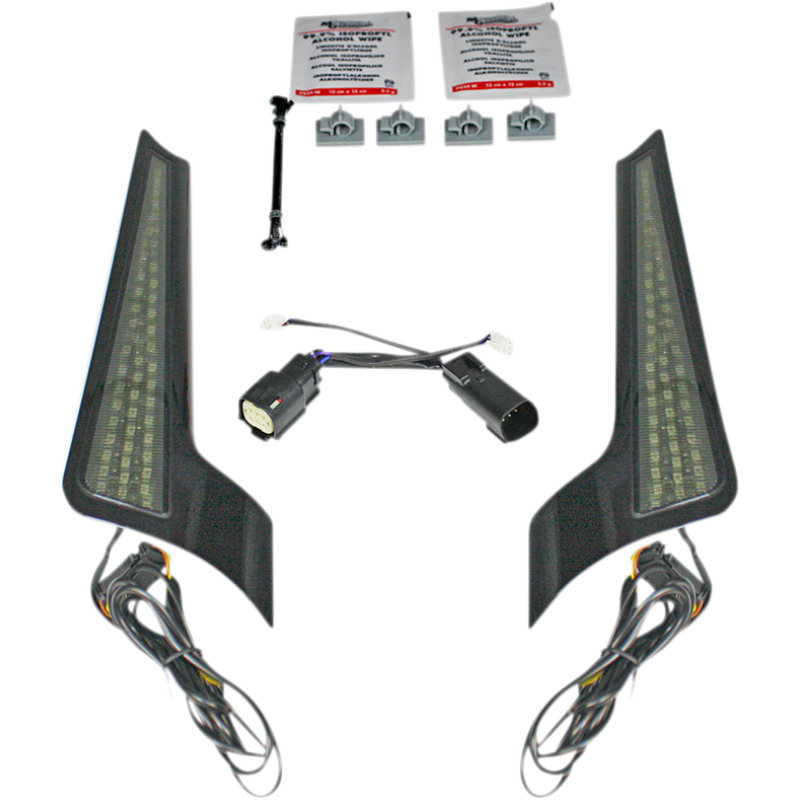 CUSTOM DYNAMICS LIGHT FASCIA BLK/SMK CD-FASCIA-BCMBS