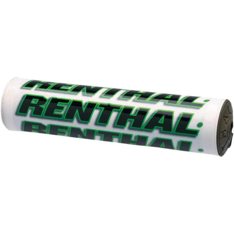 RENTHAL RENTHAL MINI SX BAR PAD WHITE/GREEN 8.5" P269