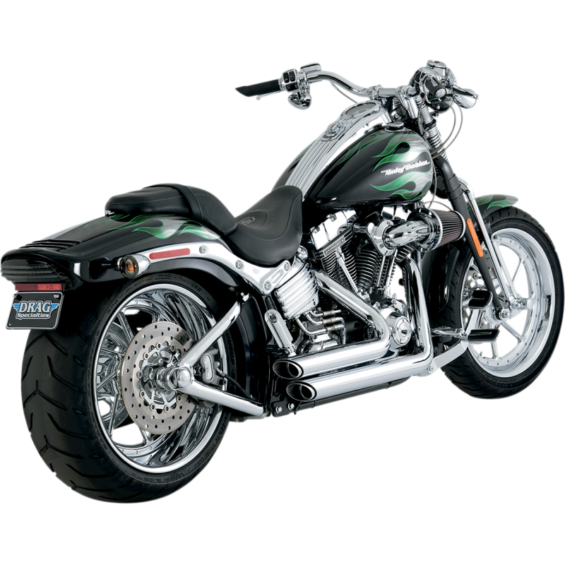 VANCE & HINES 86-11 SOFTAIL SHORTSHOTS STAG 2:2 FS CHRM 17221