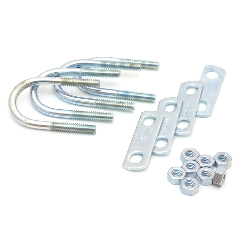 U-BOLT-PLATE-NUTS TOTAL 16PCS 0