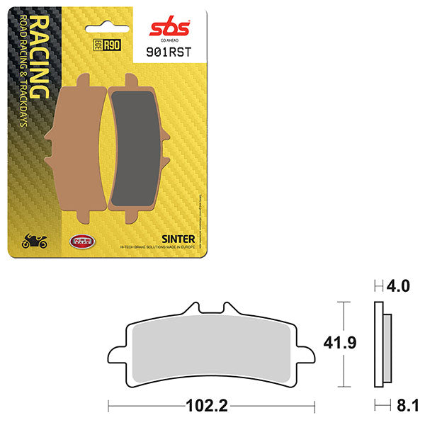 SBS ROAD RACING & TRACKDAYS SINTER BRAKE PAD  6470901100