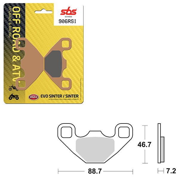 SBS EVO SINTER BRAKE PAD  6280906100