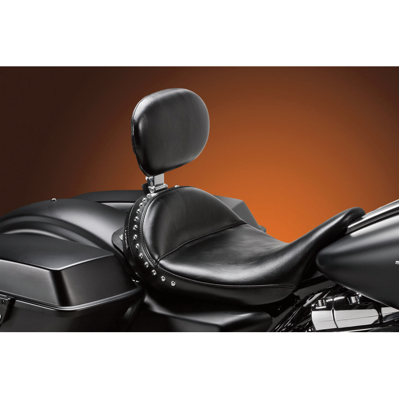 LE PERA MONTEREY SOLO SEAT W DRIVER BR SMOOTH BLACK FL 08-23 LK-697RB
