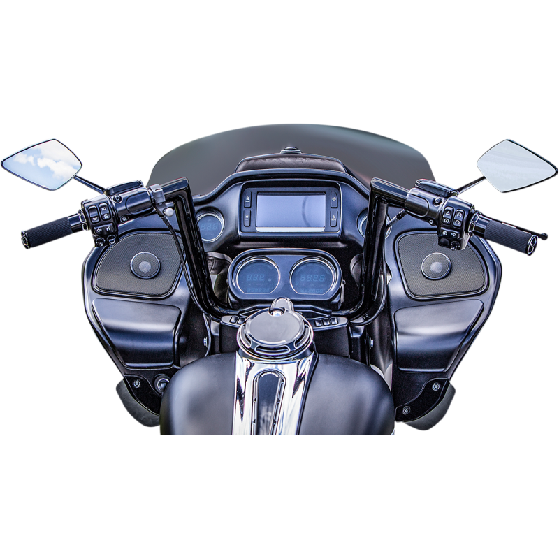 KHROME WERKS BUCK FIFTY 1.5 X 12" H.BAR, BLACK, FLTR 300722