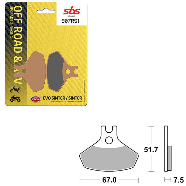 SBS EVO SINTER BRAKE PAD  6280907100