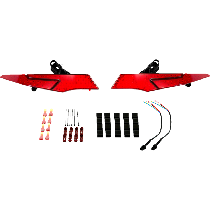 SHOW CHROME FORMFUSION TRUNK LIGHT RED LENS CAN-AM SPYDER RT L 41-265R