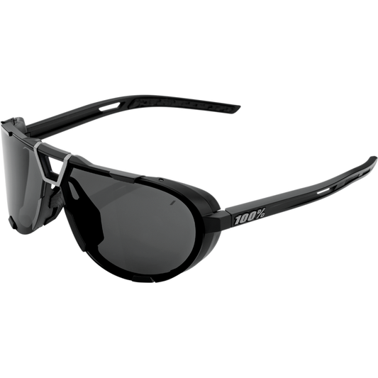 100% SUNGLASS WESTCRAFT BK/SM 61046-102-01
