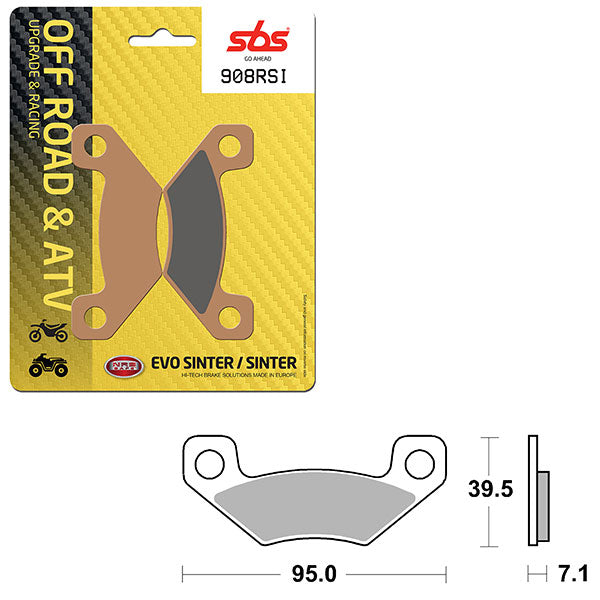 SBS EVO SINTER BRAKE PAD  6280908100