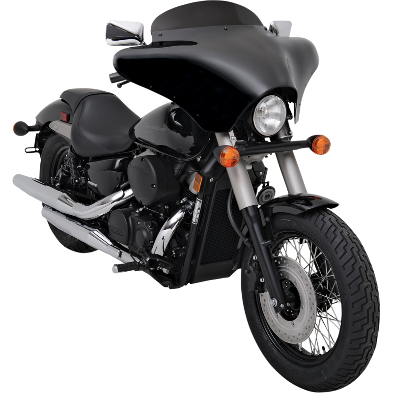 MEMPHIS SHADES HD 5" BATWING WINDSHIELD BLACK MEP8501