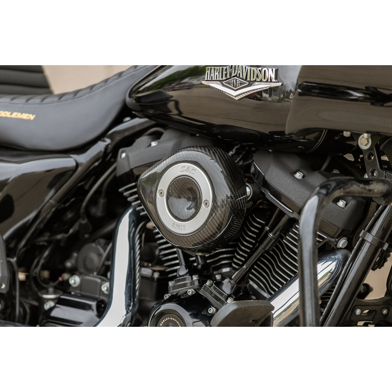 S&S CYCLE S&S TEAR DROP AIR CLEANER CARBON FIBER COVER 170-0501