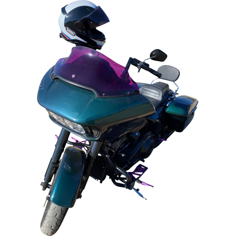 KLOCK WERKS WINDSHIELD FLARE FLTR 9" SPORT PURPLE KWW-01-0673