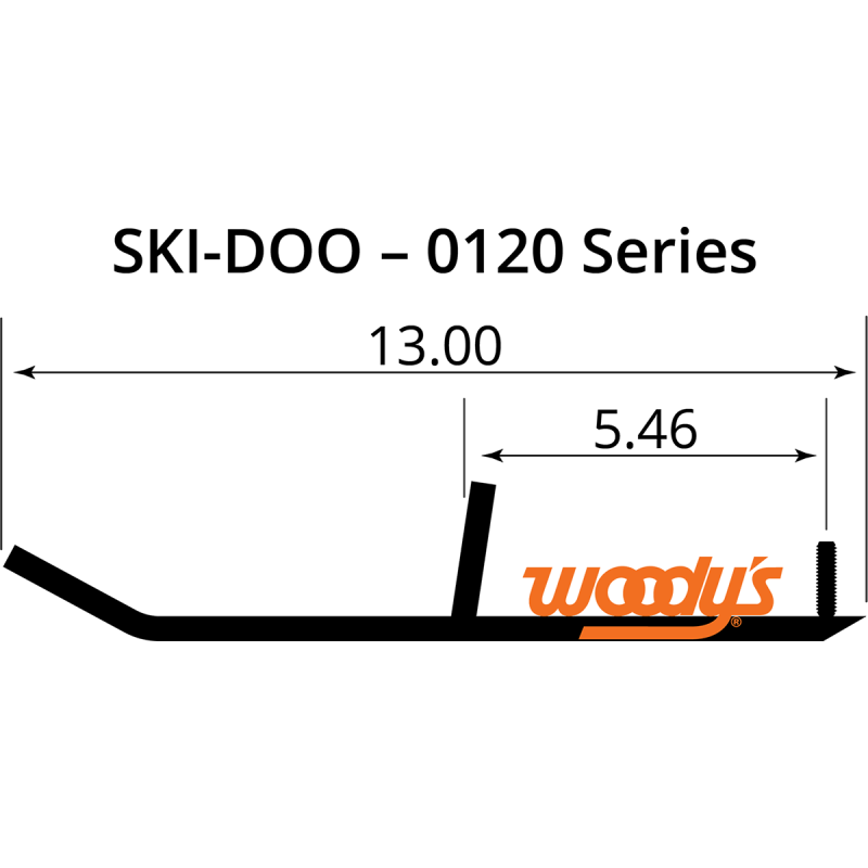 WOODYS WEARBAR STD SKI DOO RUS-0120-1