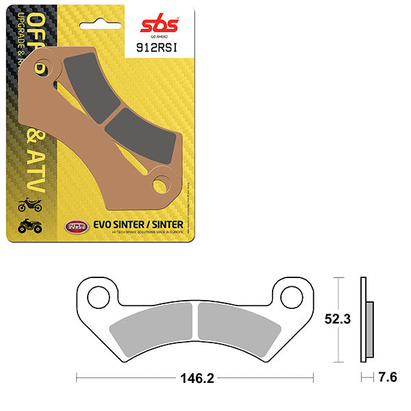 SBS EVO SINTER BRAKE PAD  6280912100