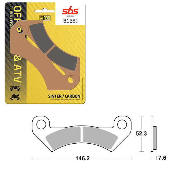 SBS ATV/UTV SINTER BRAKE PAD  6240912100