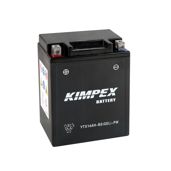 KIMPEX YTX14AH GEL KIMPEX BATTERY HTX14AH-BS(GEL)-PW