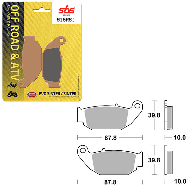 SBS EVO SINTER BRAKE PAD  6280915100