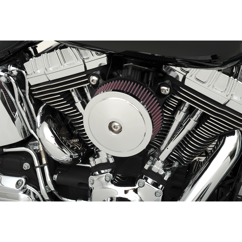 S&S CYCLE AIR STREAM A/C CVR BOBBER/DOME CHROME 170-0120
