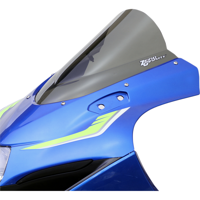 ZERO GRAVITY DOUBLE BUBBLE WINDSCREEN - LIGHT SMOKE - GSXR1000 17-23 16-115-02