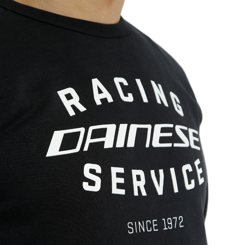 DAINESE PADDOCK SWEATSHIRT BLACK/WHITE 1896804-622-XL