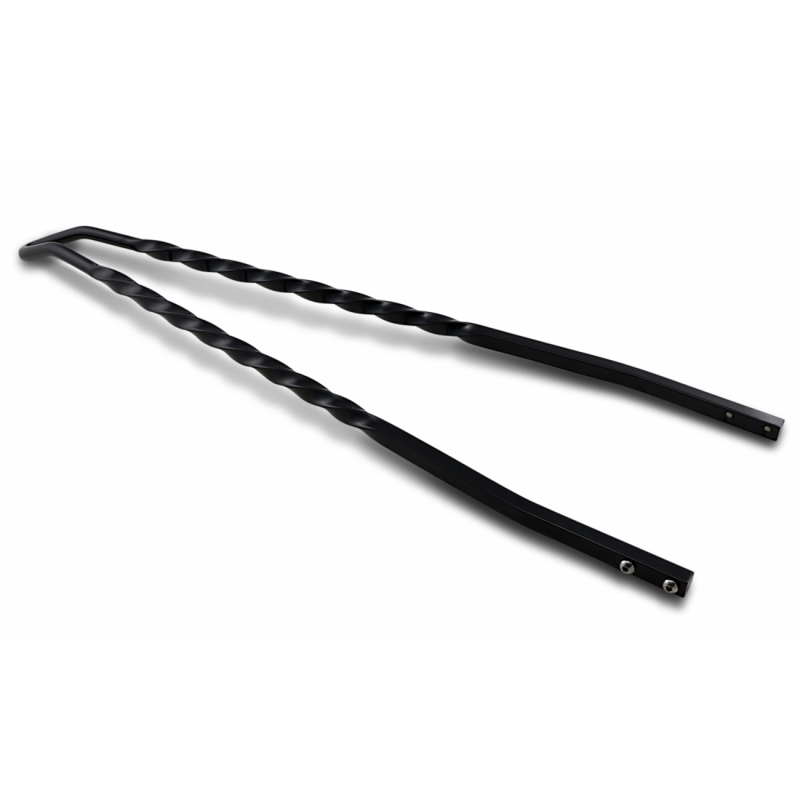 CYCLE VISIONS SISSY BAR TWIST 30" BLK CV8040B
