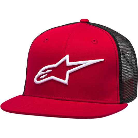 ALPINESTARS (CASUALS) HAT CORP TRUCK RD/BK  O/S 1025810033010OS