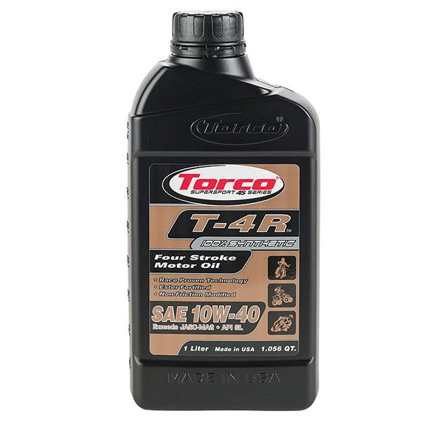 TORCO T-4R 4-STROKE MOTOR OIL 12PK 20W50 1L T672055C