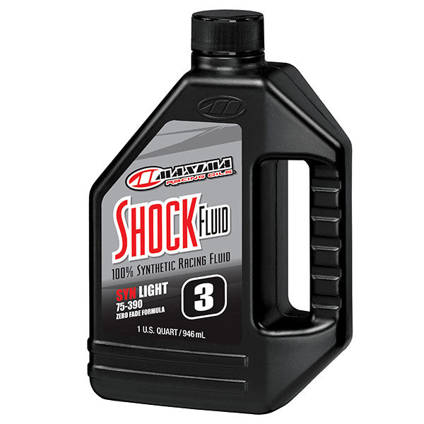 MAXIMA RACING OILS SYNTHETIC SHOCK OIL LITE 3WT. 1QT 50-57901-1