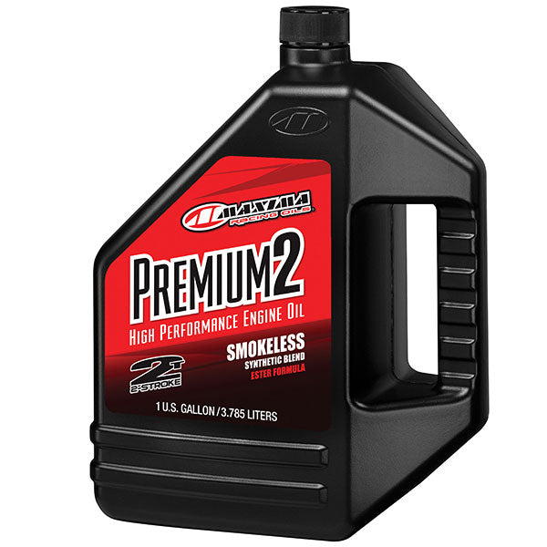 MAXIMA RACING OILS PREMIUM 2 SMOKELESS INJECTOR/PREMIX 1 GALLON 219128-1