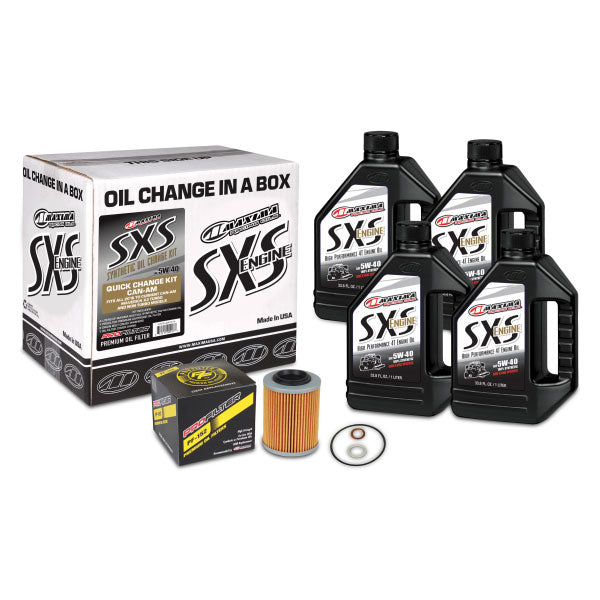 MAXIMA RACING OILS SXS QUICK CHANGE OIL KIT 5W40 CAN-AM 90-469013-CA