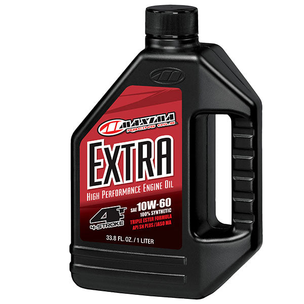 MAXIMA RACING OILS EXTRA SYNTHETIC 4-STROKE ENGINE OIL 10W60 1L 30-30901-1