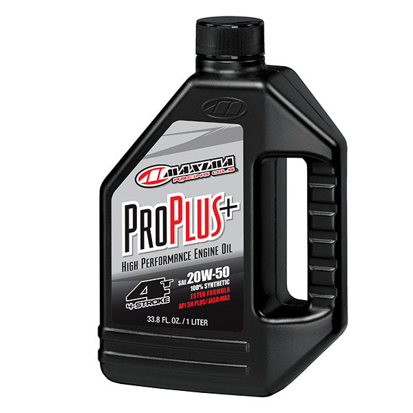 MAXIMA RACING OILS PRO PLUS+ SYNTHETIC 4-STROKE ENGINE OIL 20W50 1L 30-03901-1