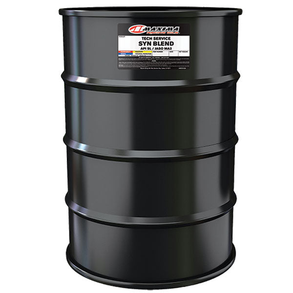 MAXIMA RACING OILS TECHICAL SERVICE SYNTHETIC BLEND OIL 20W50 55 GALLONS 30-40055