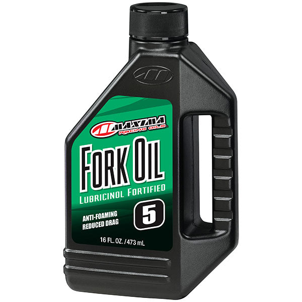 MAXIMA STANDARD SUSPENSION ANTI-FOAMING FORK OIL 5WT 16 OZ 54916-1