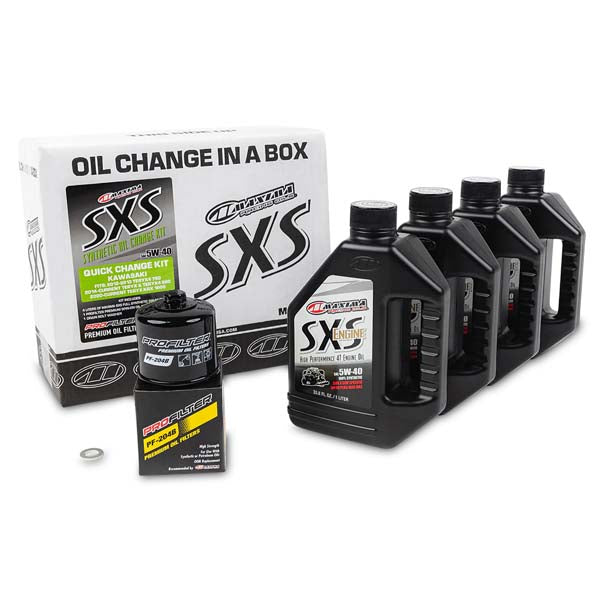 MAXIMA RACING OILS MAXIMA SXS QUICK OIL CHANGE KIT 5W40 KAWASAKI 90-469013-KRX