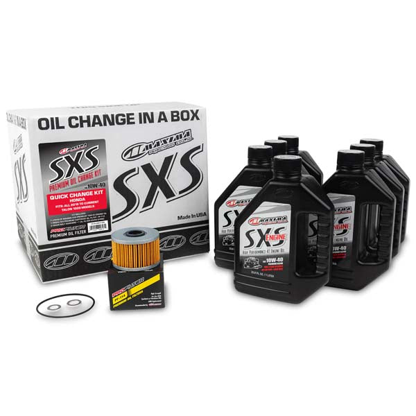 MAXIMA RACING OILS MAXIMA SXS QUICK OIL CHANGE KIT 10W40 HONDA 90-049013-HON