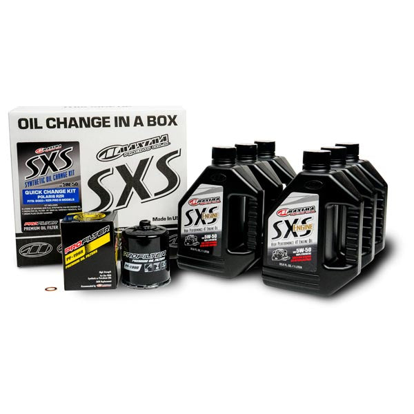MAXIMA RACING OILS SXS QUICK CHANGE KIT 5W-50 POLARIS 90-229013