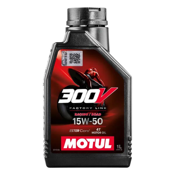 MOTUL 300V ROAD RACING 15W50 1L 104125