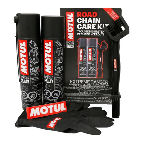 MOTUL CHAIN CARE KIT ROAD 10PC  109767