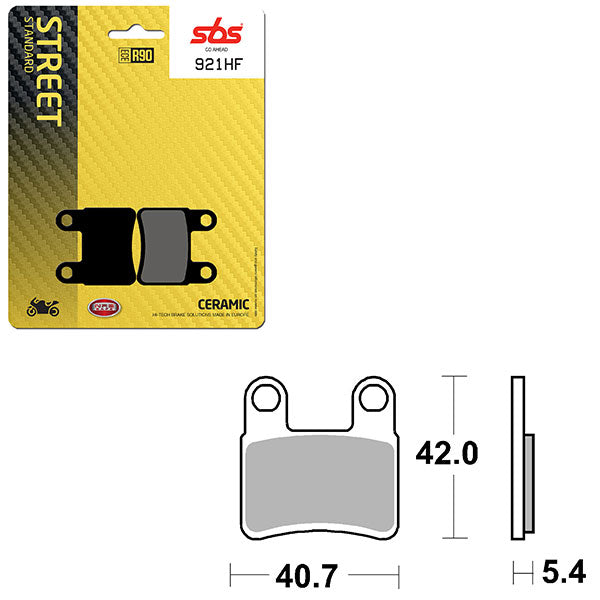 SBS ATV/UTV CERAMIC BRAKE PAD  6190921100
