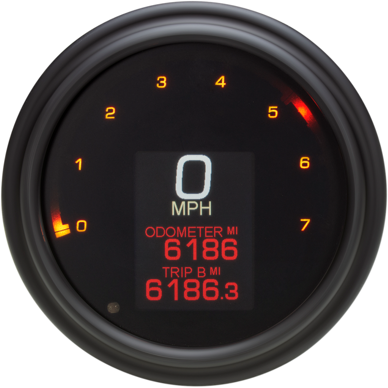 DAKOTA DIGITAL 14-19 FLHR MLX GAUGE 4.5-5" BLK BEZEL MLX-2011-K