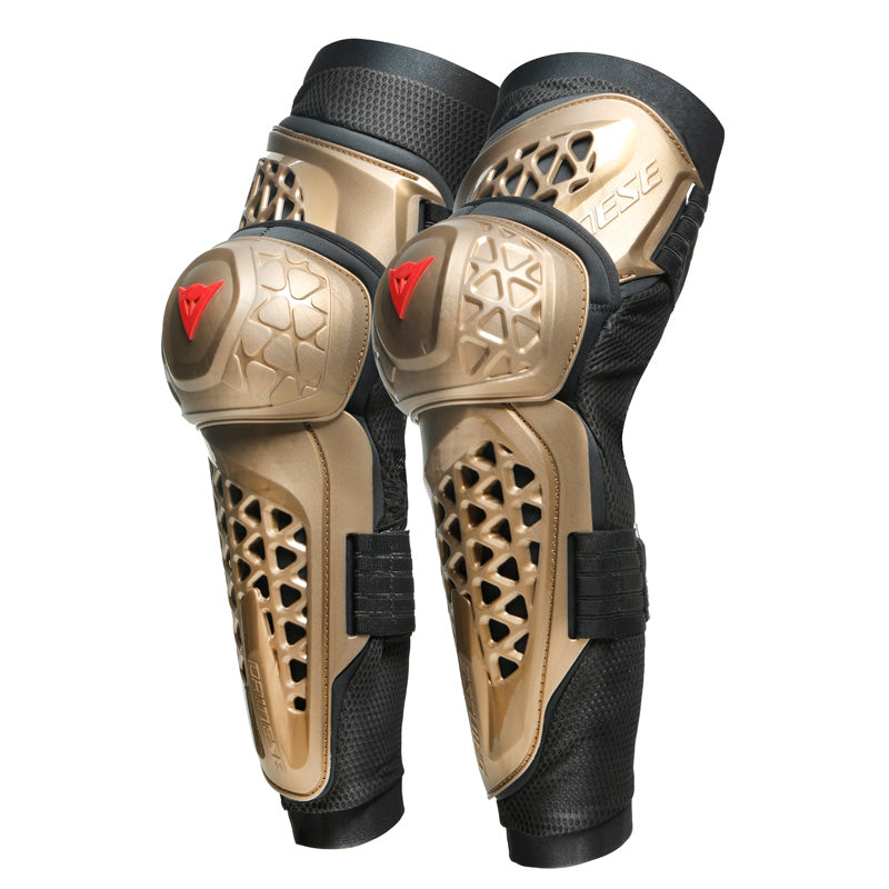 DAINESE MX1 KNEE GUARD GOLD/BLACK M 1876194-Z33-M