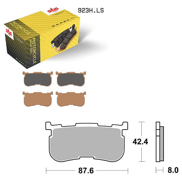 SBS HIGH PERFORMANCE & NO DUST SINTER BRAKE PAD  6560923100