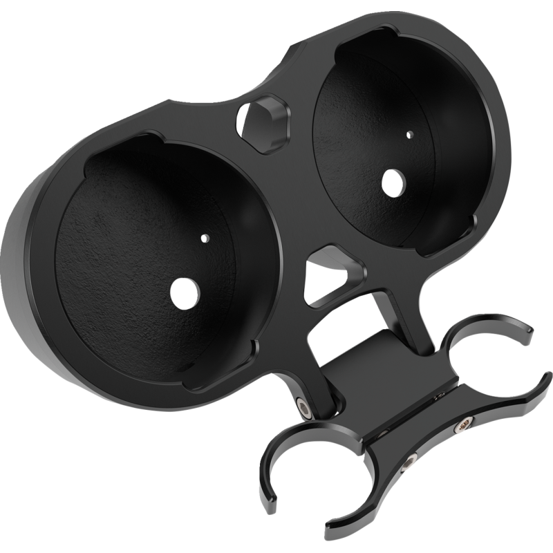 LA CHOPPERS GAUGE MOUNT T-BAR DUAL 1.25" BLACK LA-7398-12B