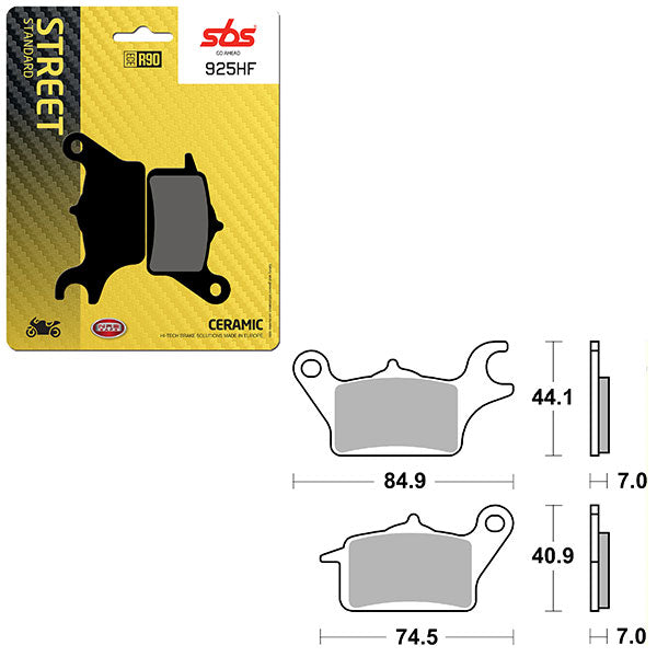 SBS ATV/UTV CERAMIC BRAKE PAD  6190925100
