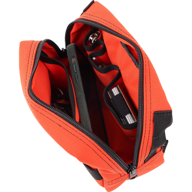 THRASHIN SUPPLY CO. BAG HANDLEBAR TSC ORANGE THB-0025