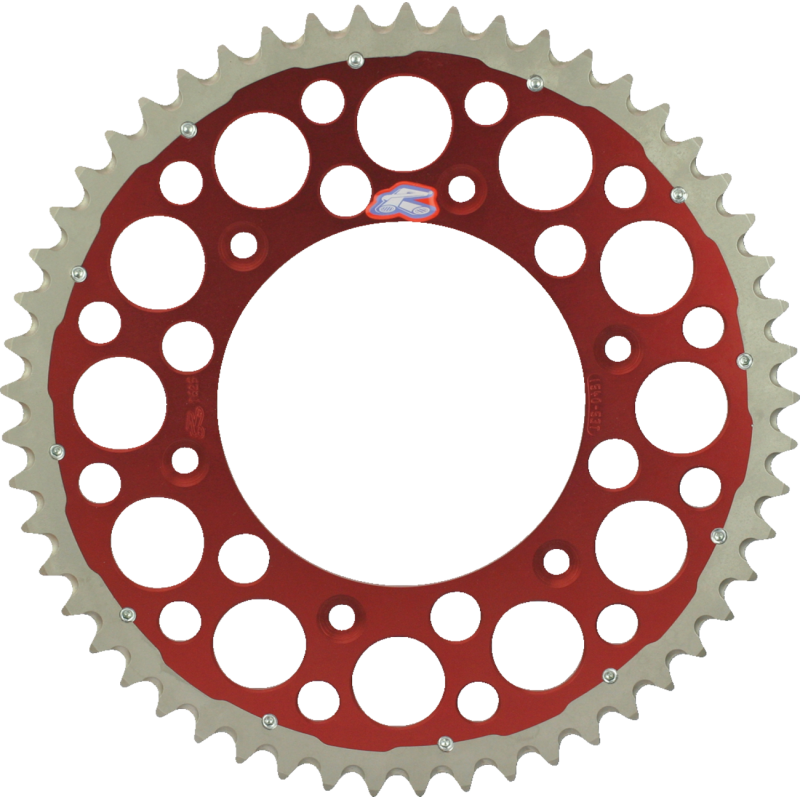 RENTHAL RENTHAL TWINRING SPROCKET 1540-520-49GP RED 1540-520-49GPRD
